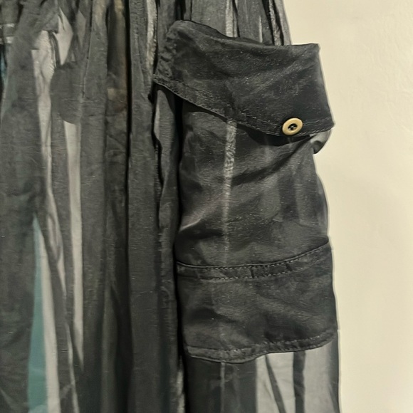 Anthropologie Sheer Parachute Skirt - 6 - Picture 9 of 9